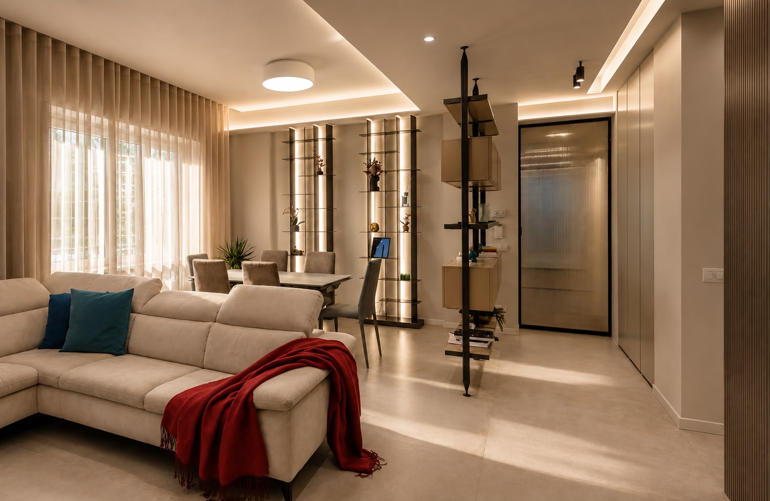 Soggiorno del progetto Roma EUR